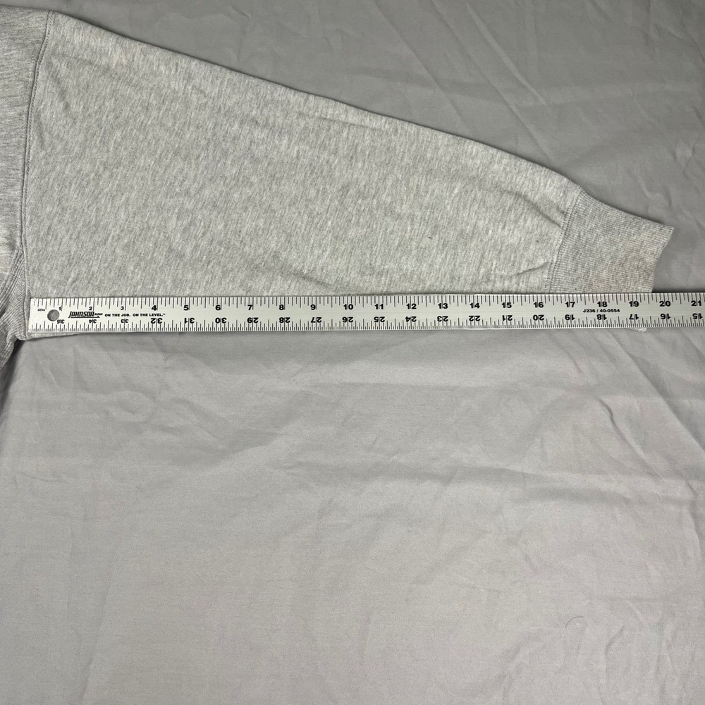 Vintage Style Chicago Bulls Cropped Sweatshirt Gray Women's Large NBA Ultra Game - Picture 12 of 13